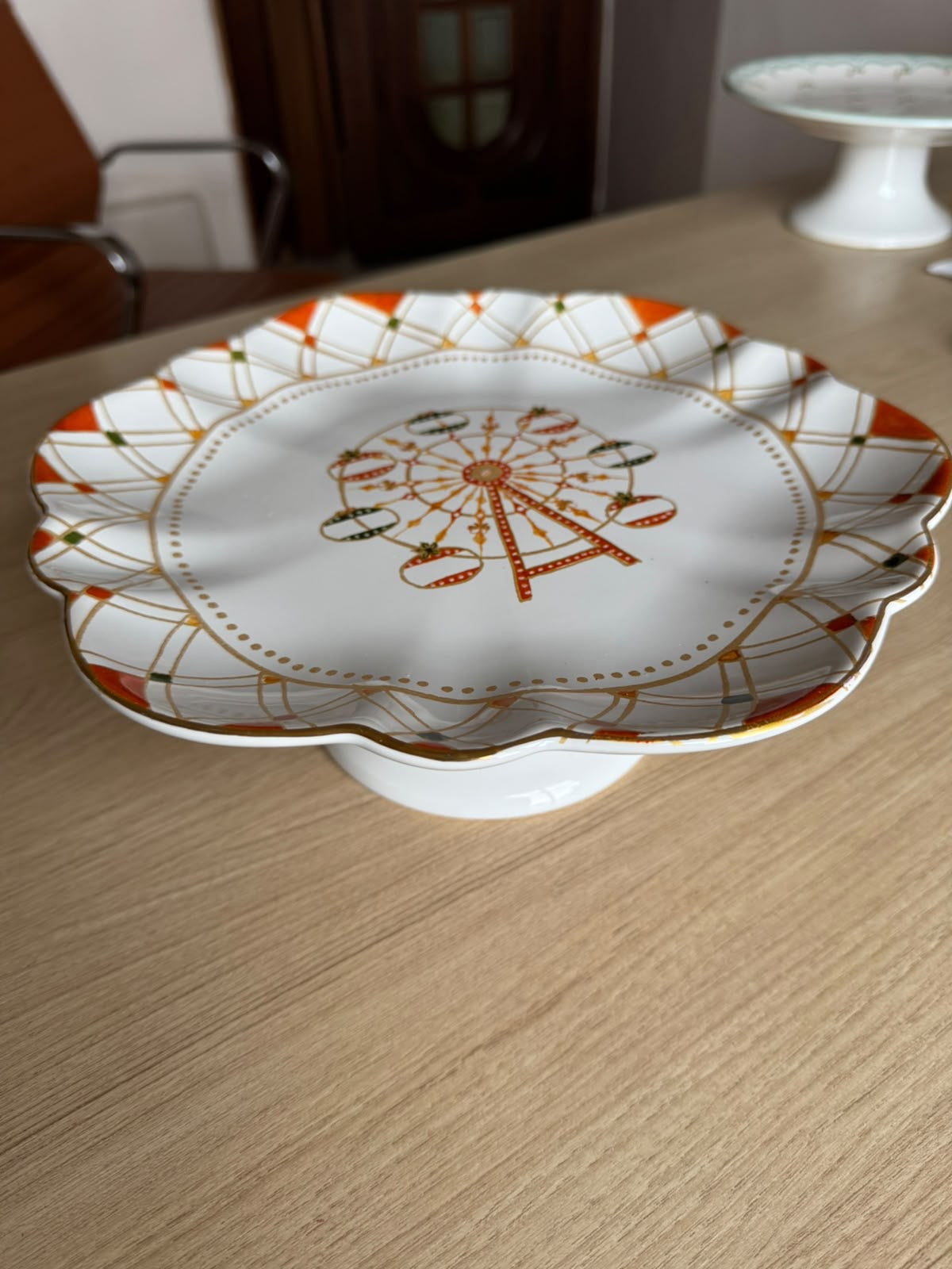 Boleira de Porcelana Coleção Natalina