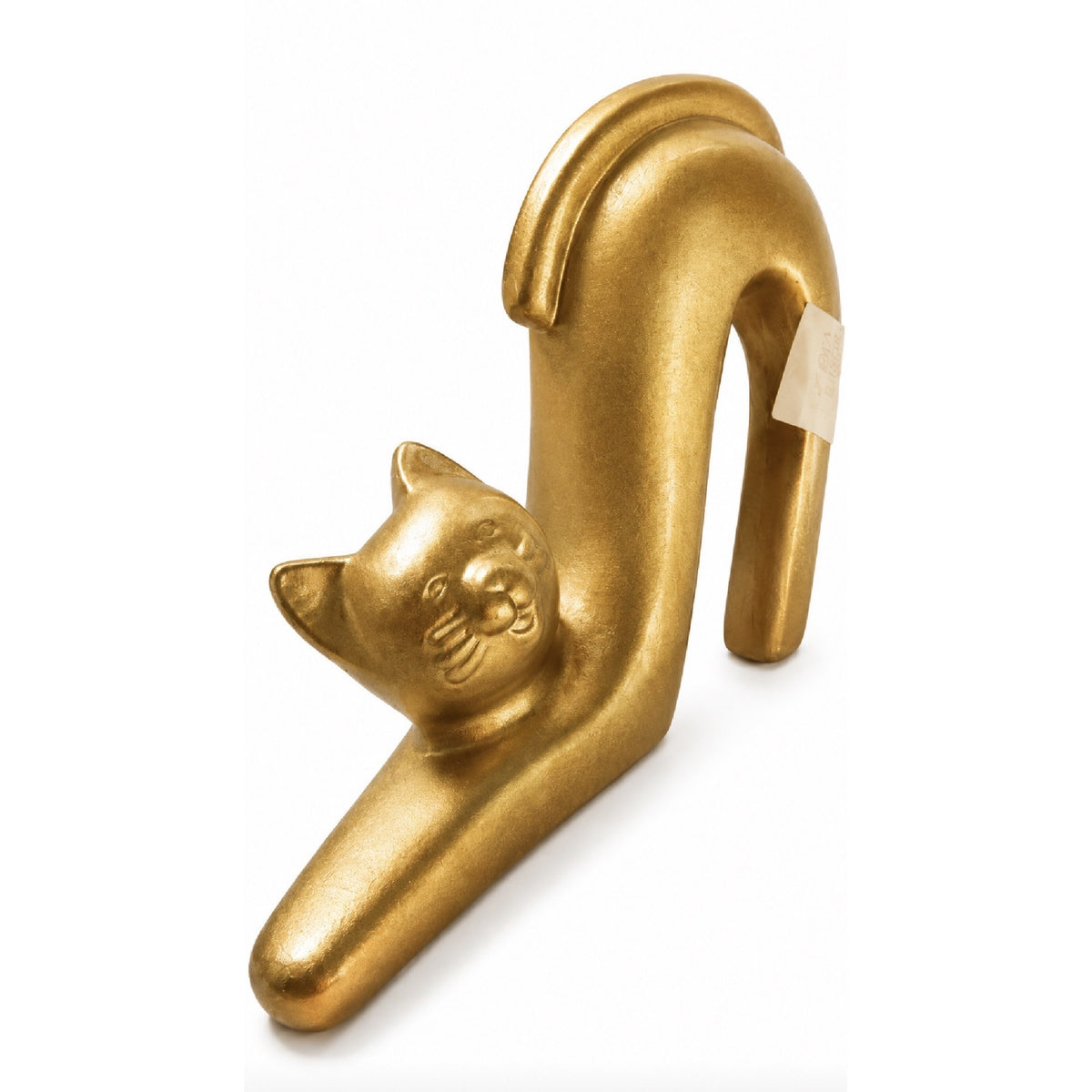 Gato Decorativo Dourado Moderno