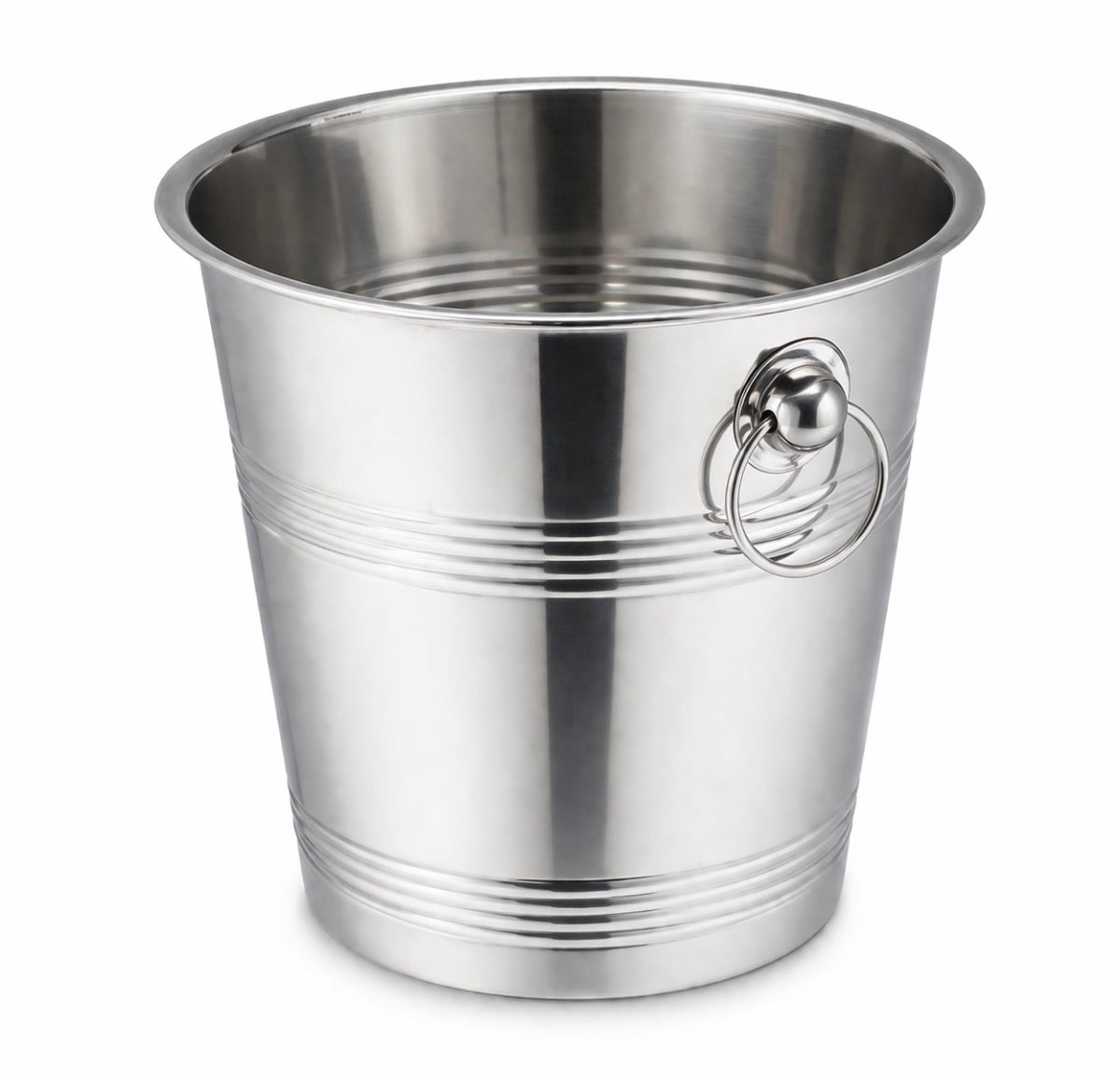 Balde de Gelo em Aço Inox com Alça – Elegante e Funcional para Bebidas