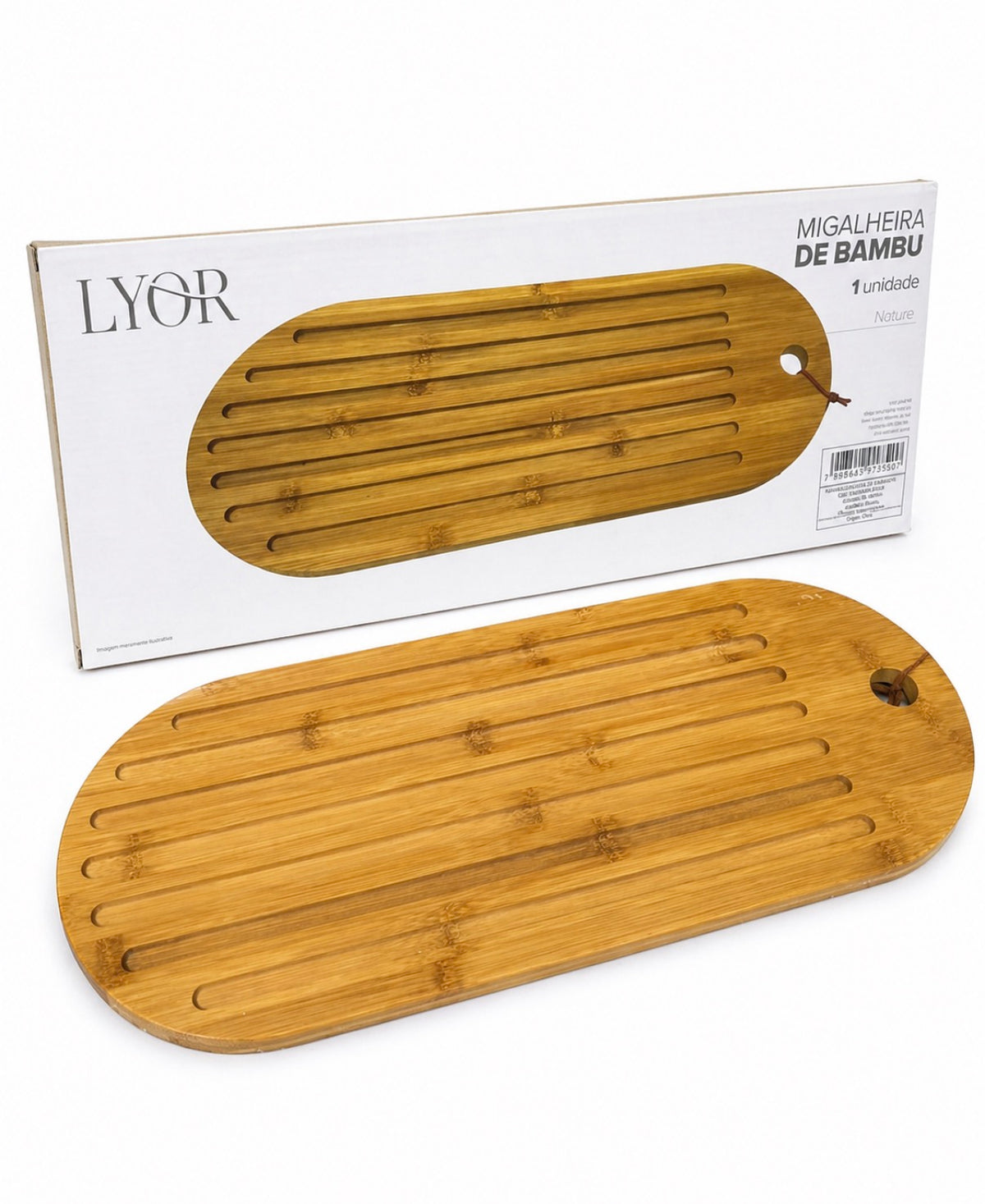 Migalheira de Bambu Elegante com Canaletas – Design Funcional e Sustentável