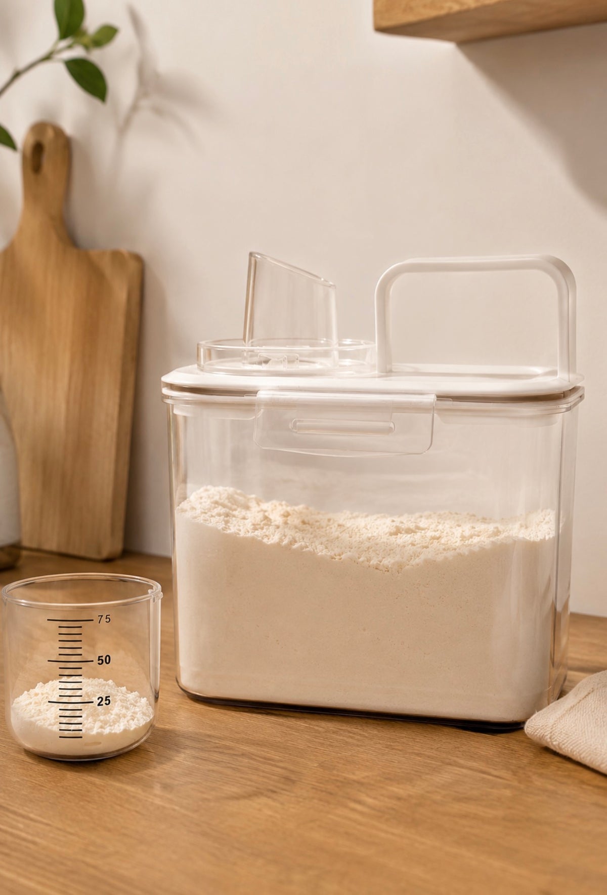Pote Hermético com Copo Medidor 1,5L – Lyor