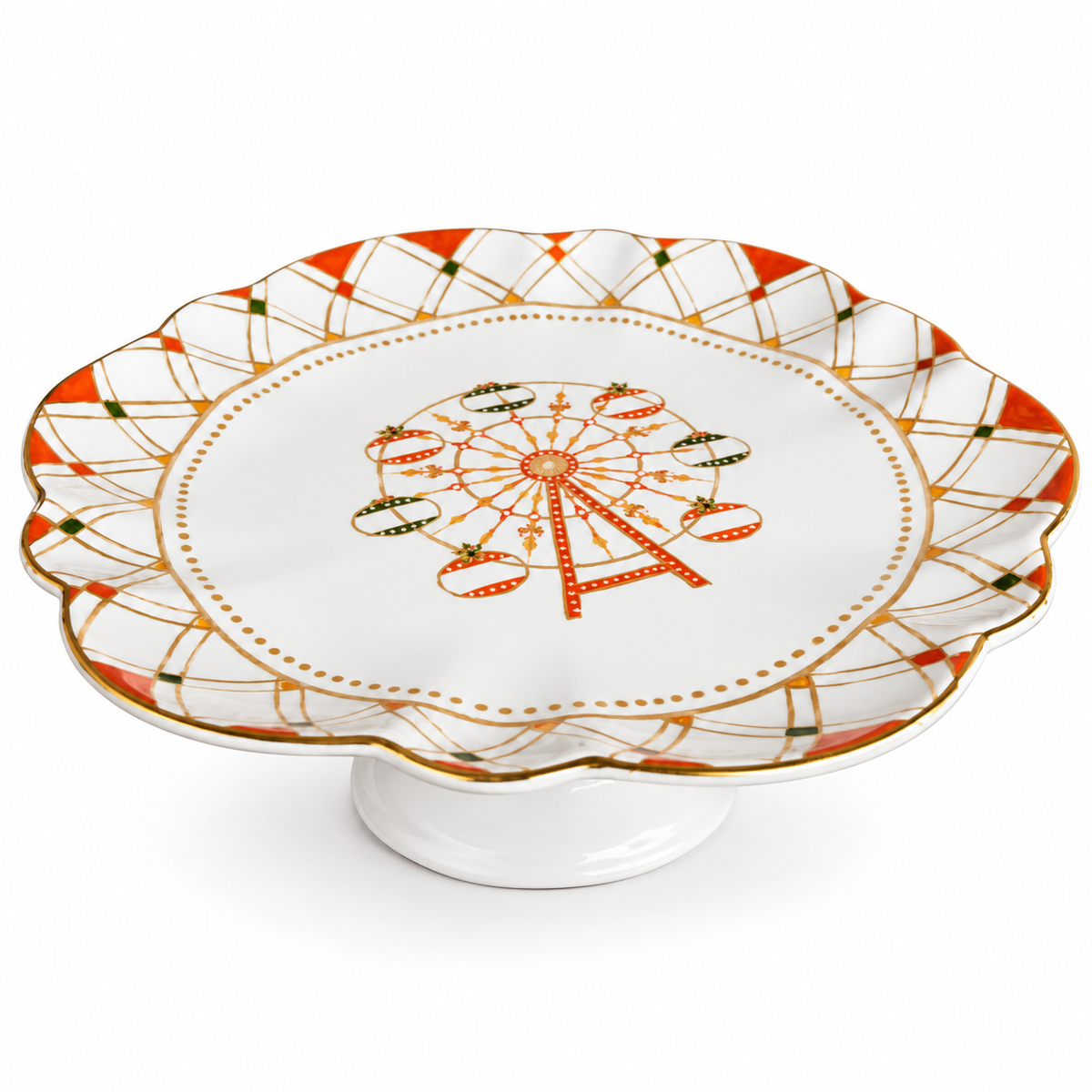 Boleira de Porcelana Coleção Natalina