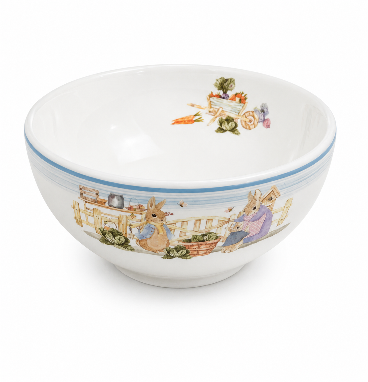 Bowl Decorativo Coelhinhos Garden – Tigela em Cerâmica Encantadora