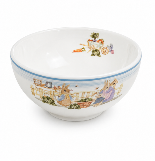 Bowl Decorativo Coelhinhos Garden – Tigela em Cerâmica Encantadora