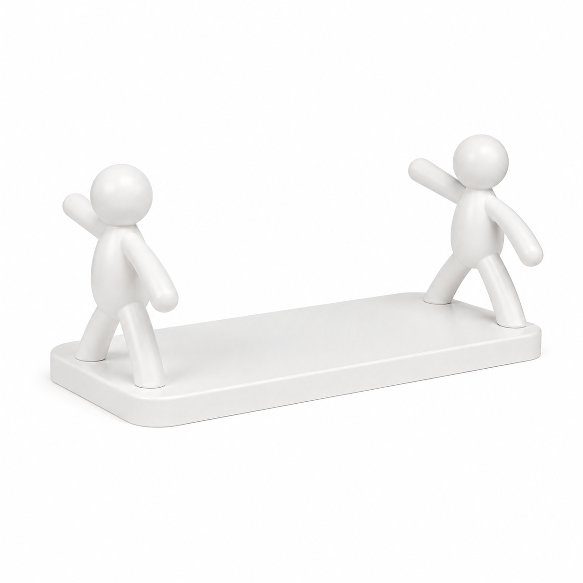 Prateleira Minimalista Amigos Branco
