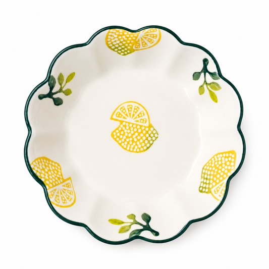 Saladeira de Cerâmica Limão Siciliano – 19x16 cm
