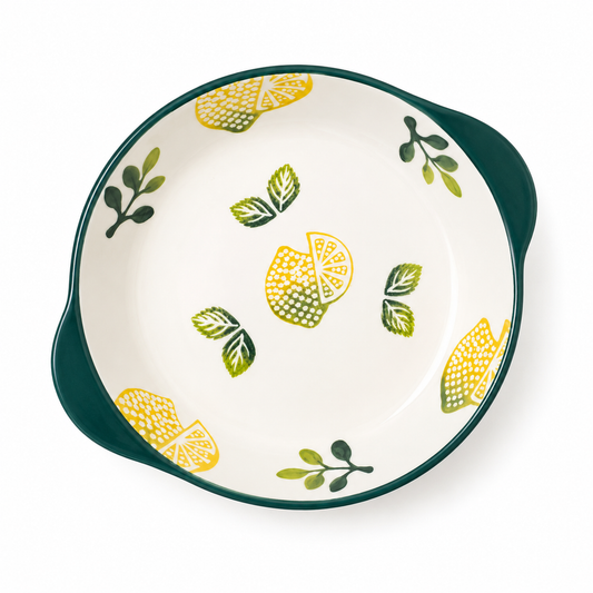 Travessa Bowl de Cerâmica Limão Siciliano – 19x16 cm
