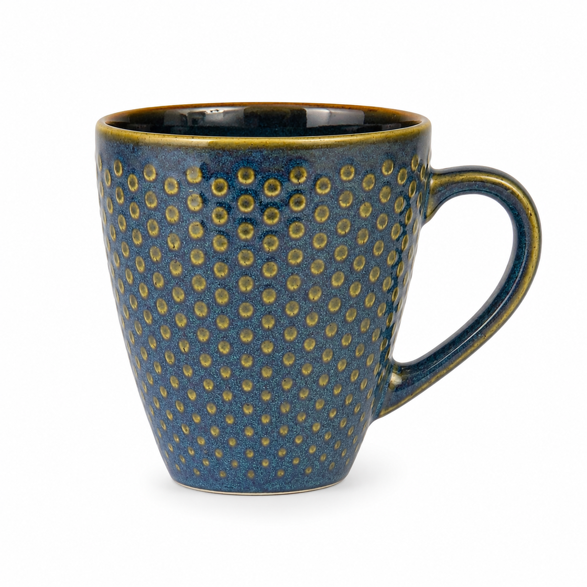 Caneca de Cerâmica Puntada Verde 380ml