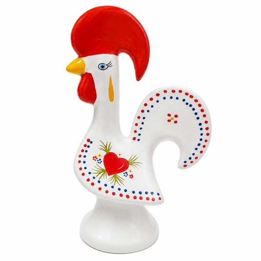 Galo de Barcelos em Cerâmica Decorativa 24cm