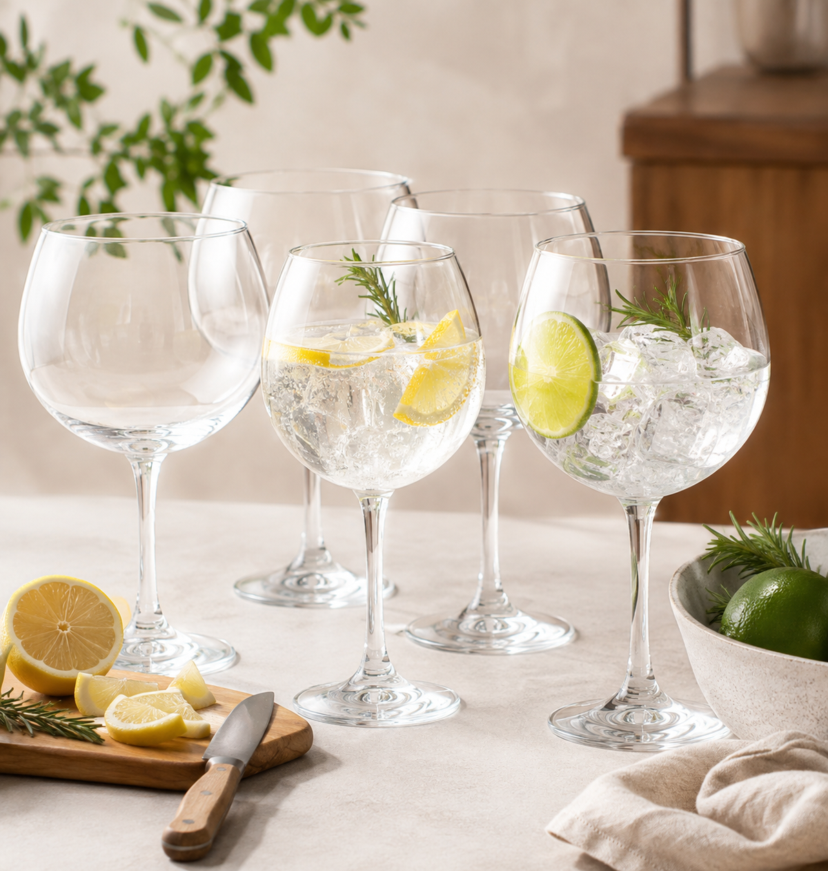Jogo 6 Taças Bohemia Anna 600ml em Cristal – Elegância para Drinks