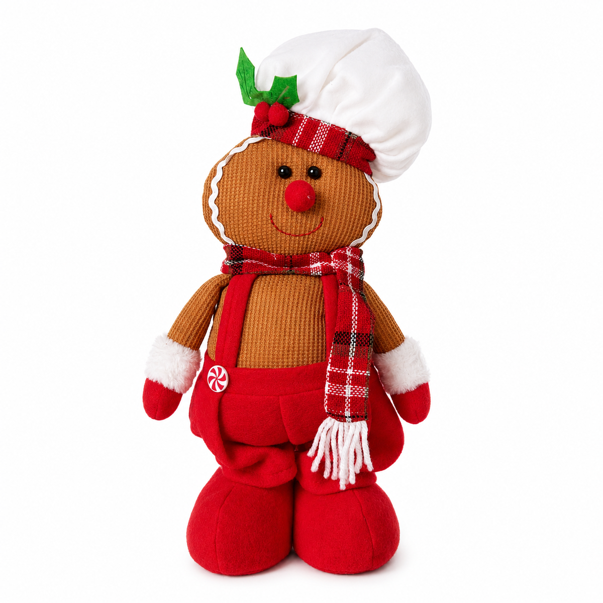 Boneco Gingerbread Natalino Decorativo 65 cm