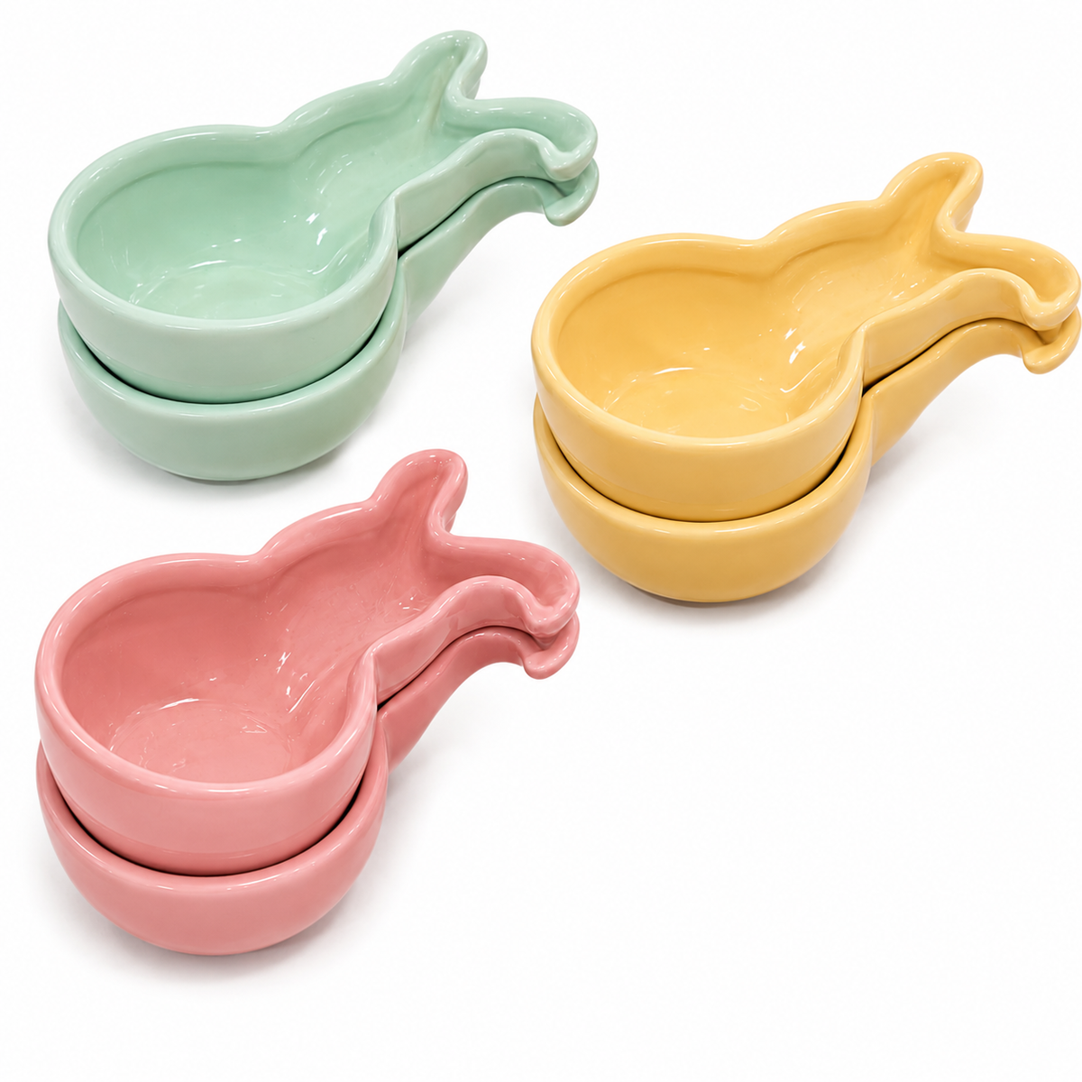 Bowl Coelho em Cerâmica Colorida 400ml