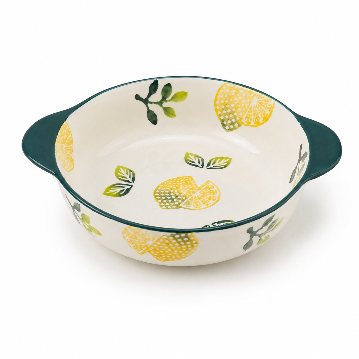 Travessa Bowl de Cerâmica Limão Siciliano – 19x16 cm