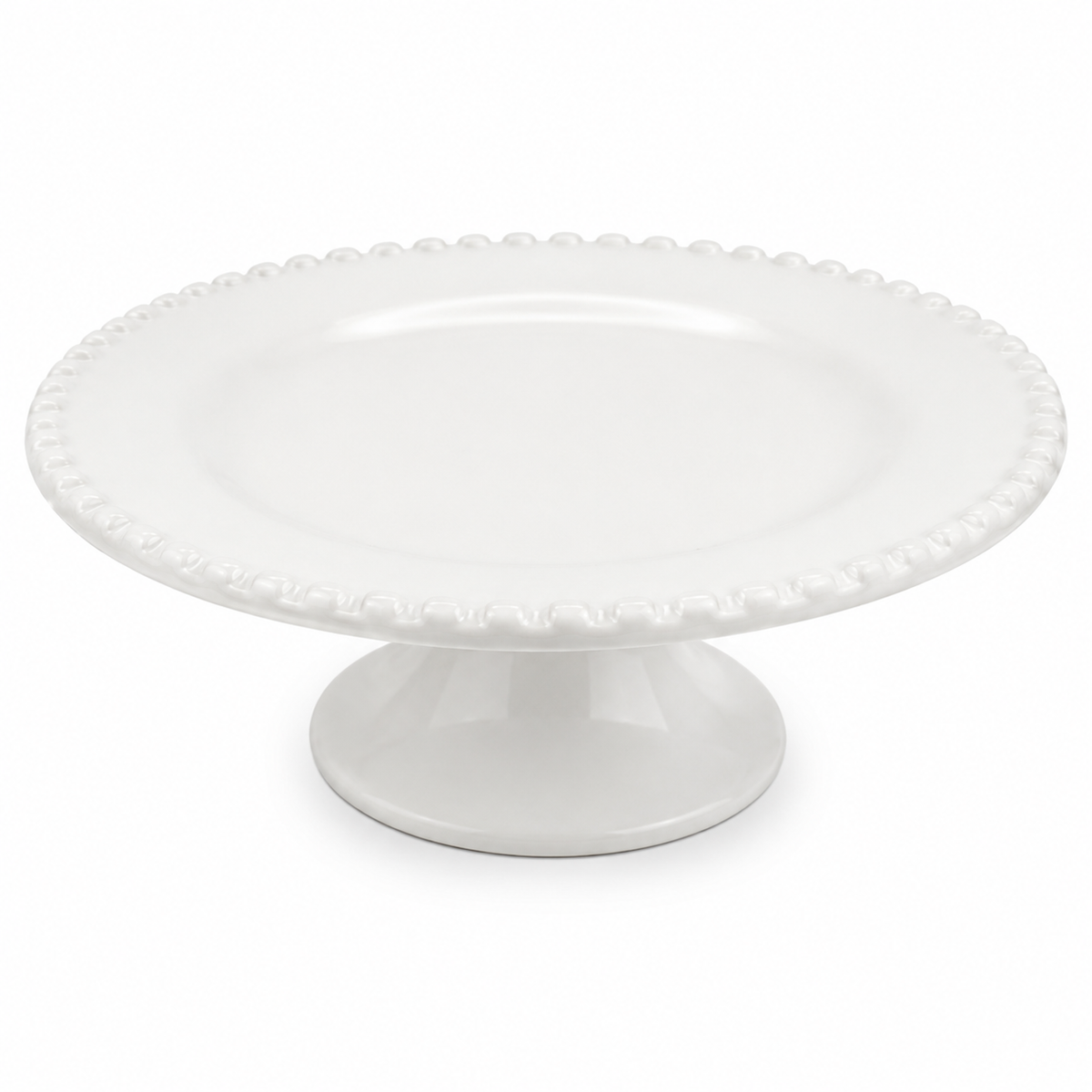 Boleira de 20 cm com Borda Perolada