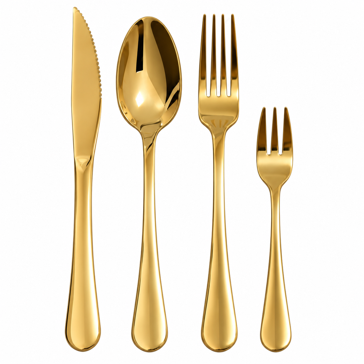 Faqueiro Dourado 24 Peças